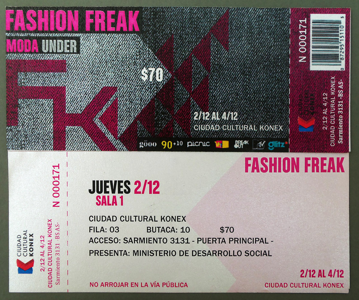 Fashion Freak editorial romina vespasiano Evento moda tipografia