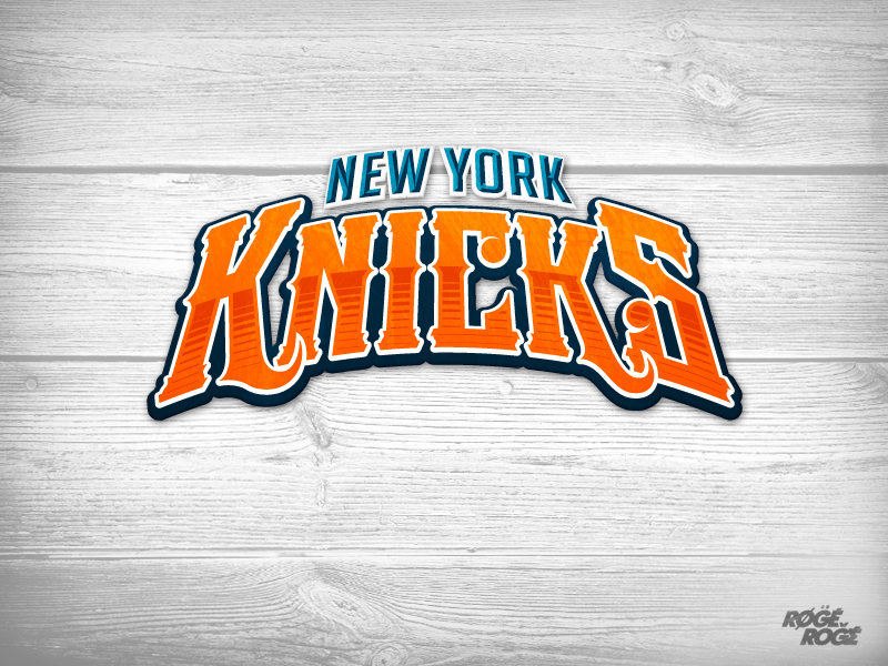 New York NY Knicks basketball NBA logo rework