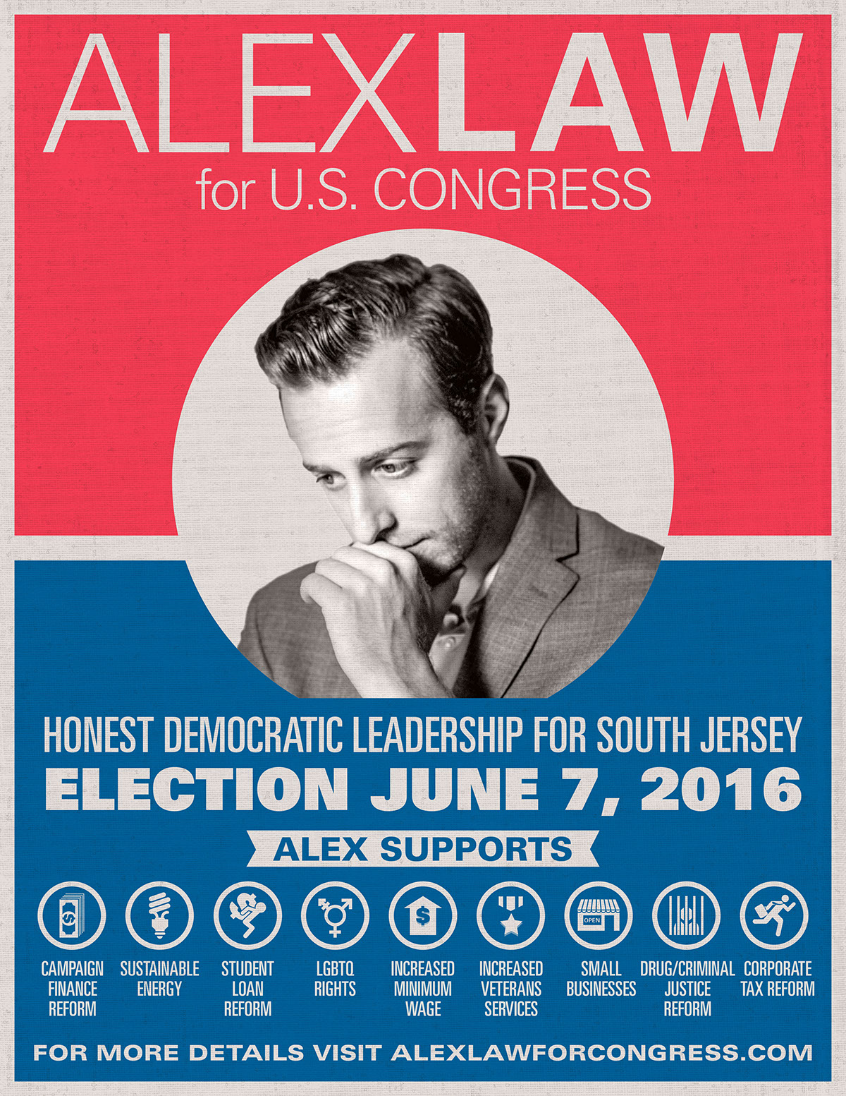Alex Law congress Congressional Candidate new jersey identity