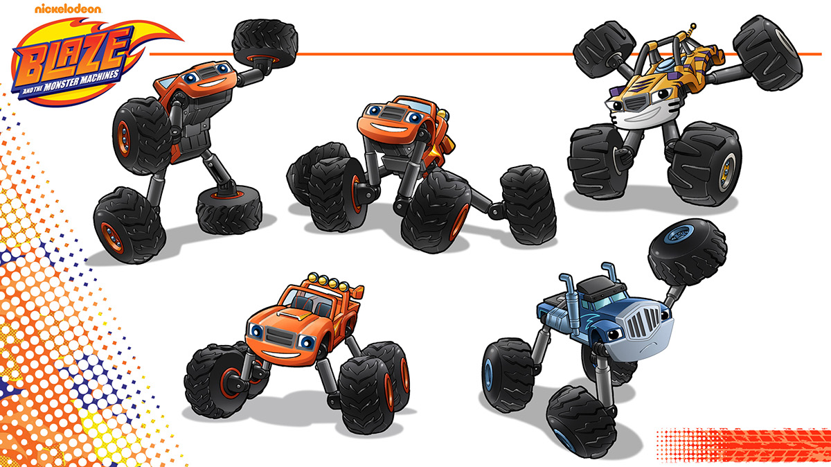 Blaze and the Monster Machines Toy/Product Development :: Behance