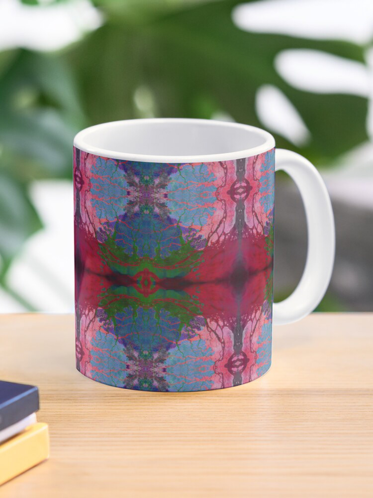 floral pattern abstract colorful organic natural rose Surface Pattern fuchsia Fleurs