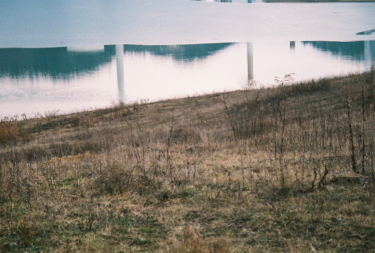 TES electricity plant šoštanj družmirje družmirsko jezero artificial lake lignit mine analog photography