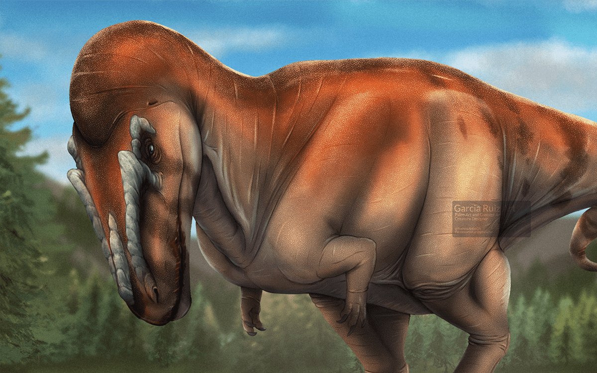 animal Creative Design Digital Art  Dinosaur Hunt ILLUSTRATION  meraxes paleoart SciArt scientific illustration