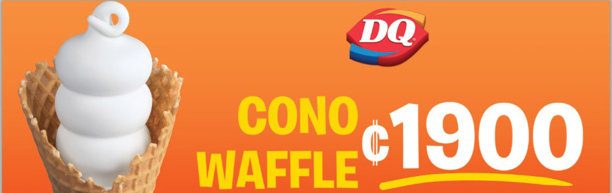 waffle cone cono waffle dairy queens Costa Rica
