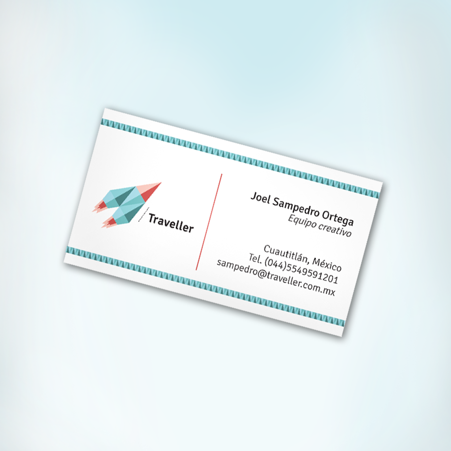 tarjet  card membretada Papeleria logo