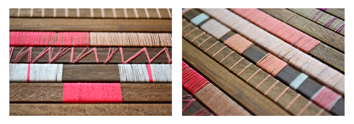 color colour morfologia  longinotti  fadu uba colección Collection  hilos thread wood madera