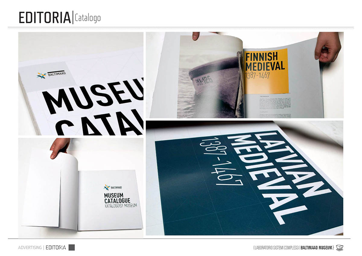 Logo Design brand identity corporate image wayfinding museum Tallin Baltic land poster merchandising guerrilla history
