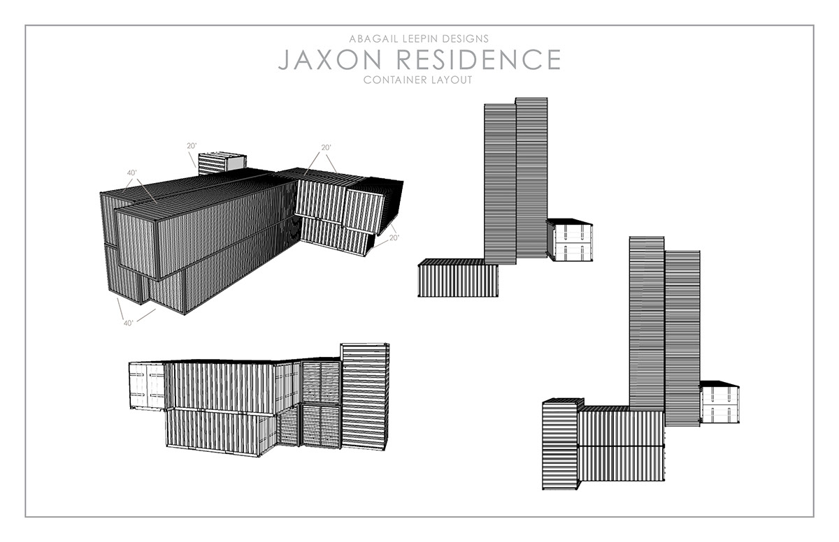 residential interior design shipping containers Interior Architecture Interior Design Thesis FIDM fashion institute of design and merchandising California los  angeles