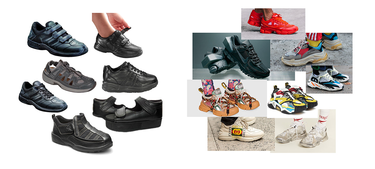 shoe sneaker adaptive footwear footwear shoemaking Nike adidas reebok shoes Fashion 