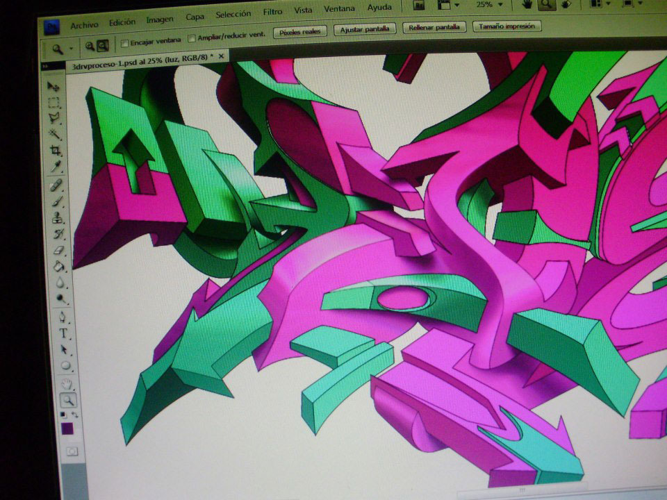 typographia art 3D mexico san lusi potosi
