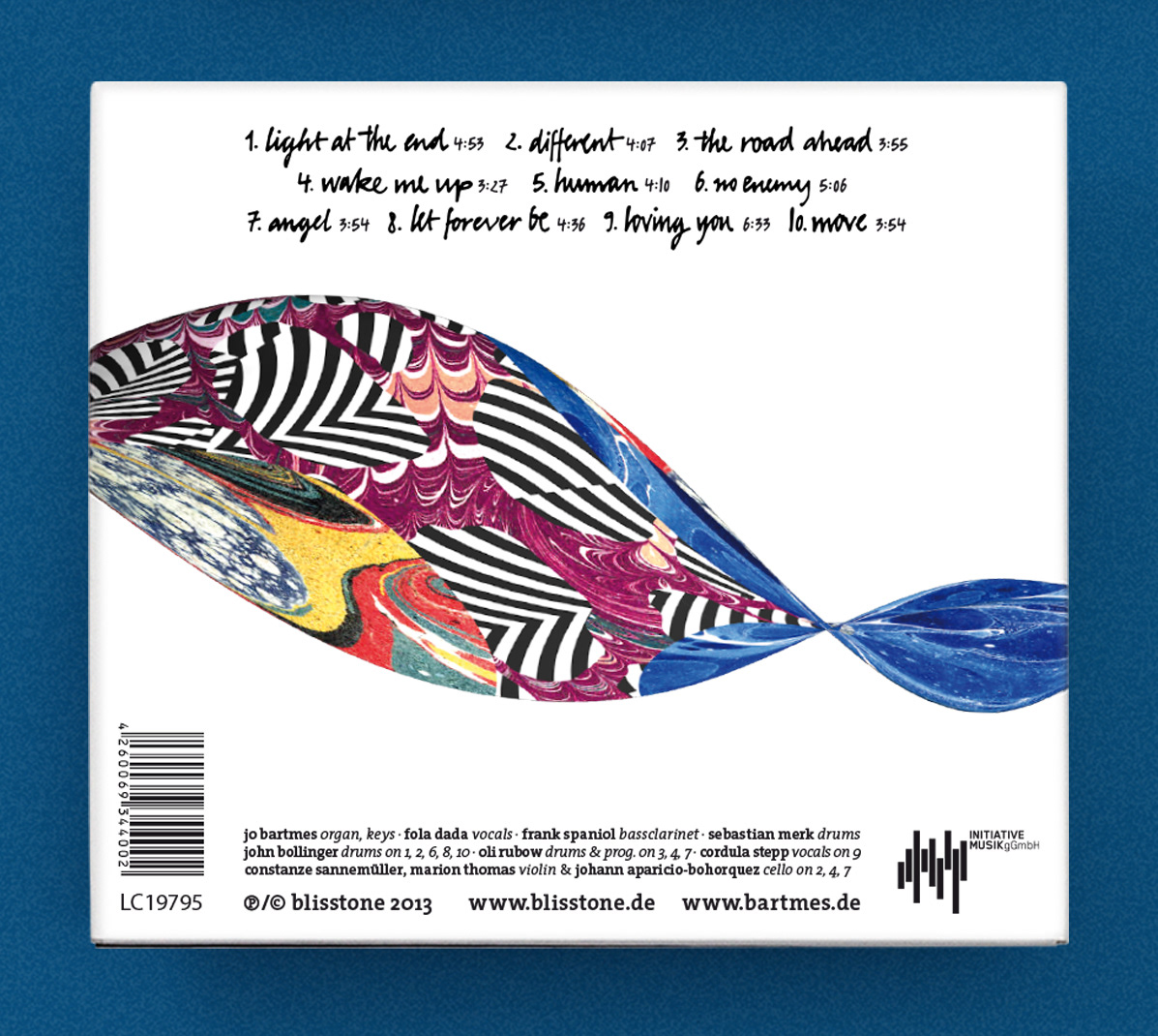chris artman bartmes flow motion cd Album artwork heidelberg mannheim merchandise Audio pattern Lasercut punched