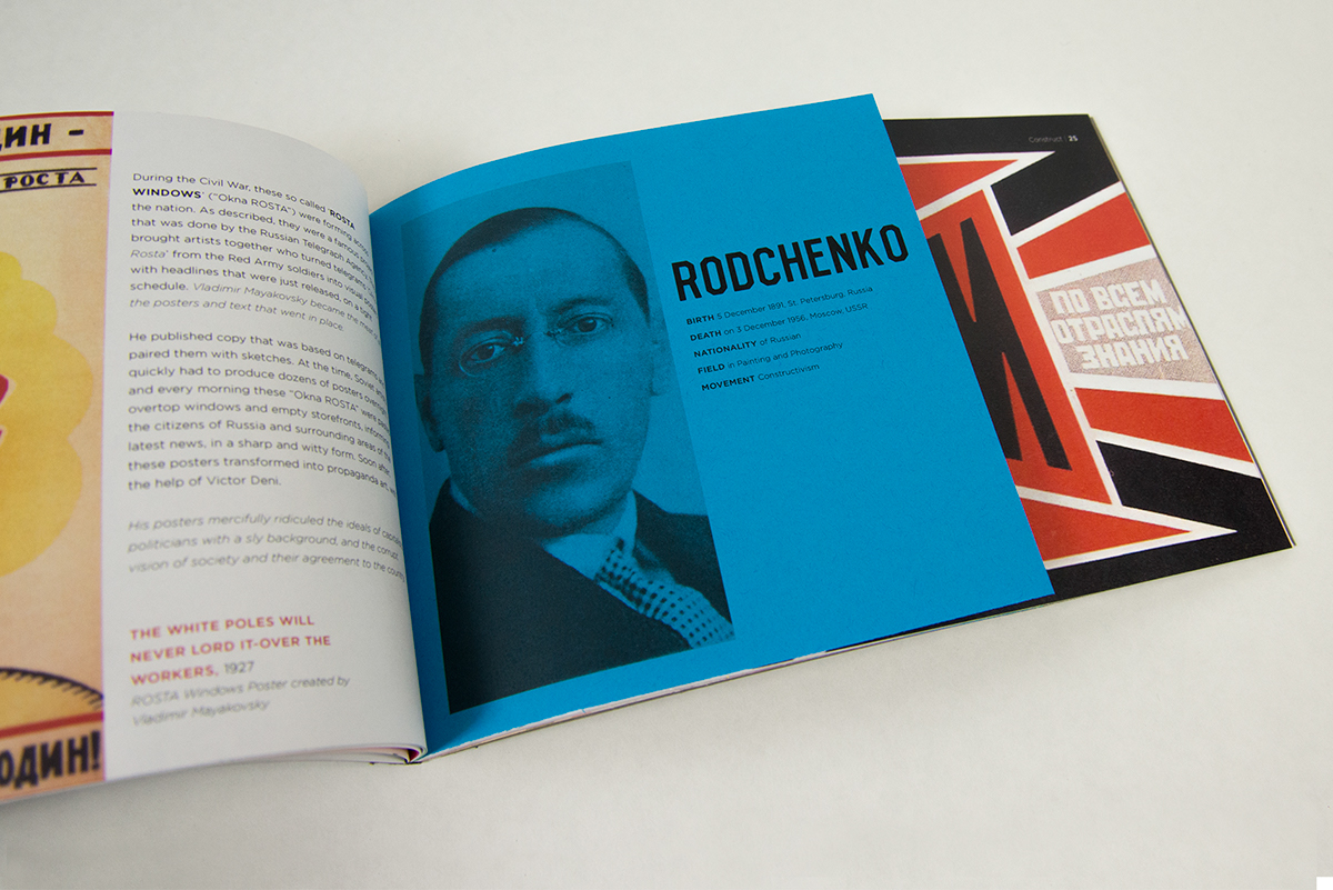 application concept russian Netherlands de stijl 1900s construct book design editorial color RGB app game poster design