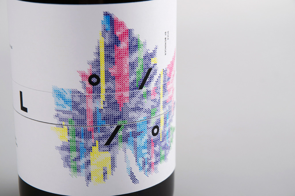wine wine label Wine Packaging Packaging experimental Glitch interaction weninger weninger winery  sopron sopron 2012  bor címke hungary package