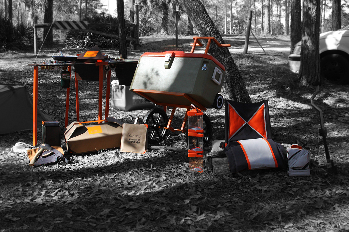 first aid kit survival kit wilderness Wilderness Approved camping camping equipment sewing accessory design Accessory canvas orange
