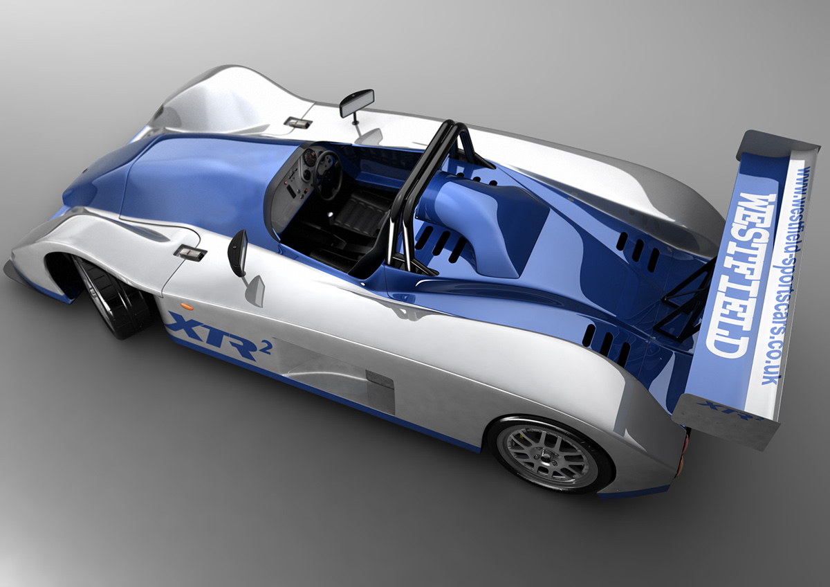 car CGI Westfield kitcar 3dsmax mental ray automotive   photoshop