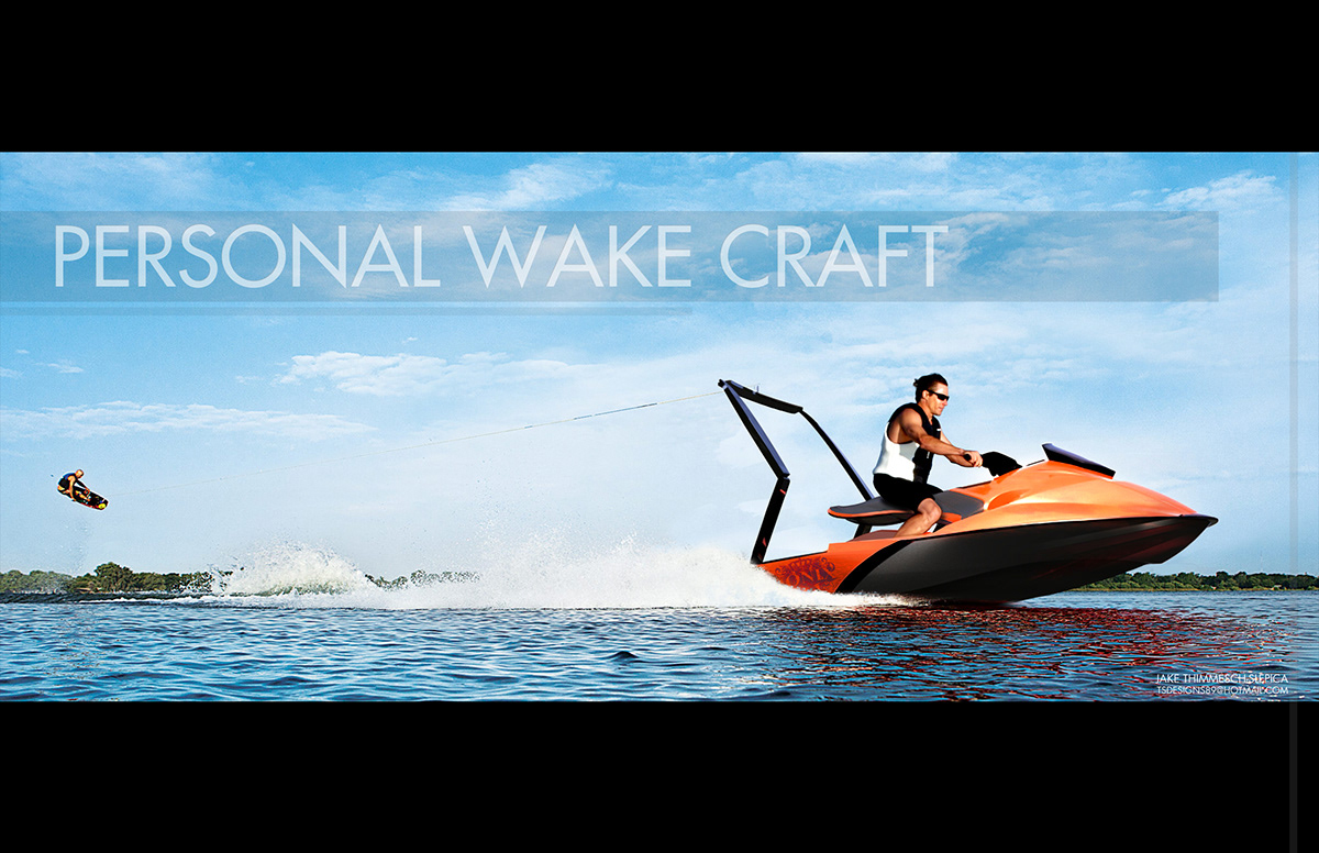 PWC jet ski wave runner sea doo Kawasaki yamaha MALIBU Axis MASTERCRAFT Moomba wakeboard photoshop Alias Transportation Design