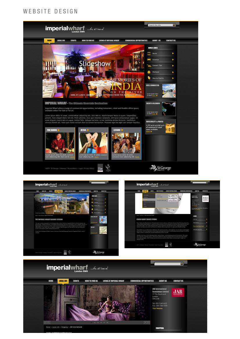 Adobe Portfolio Web  design Flash