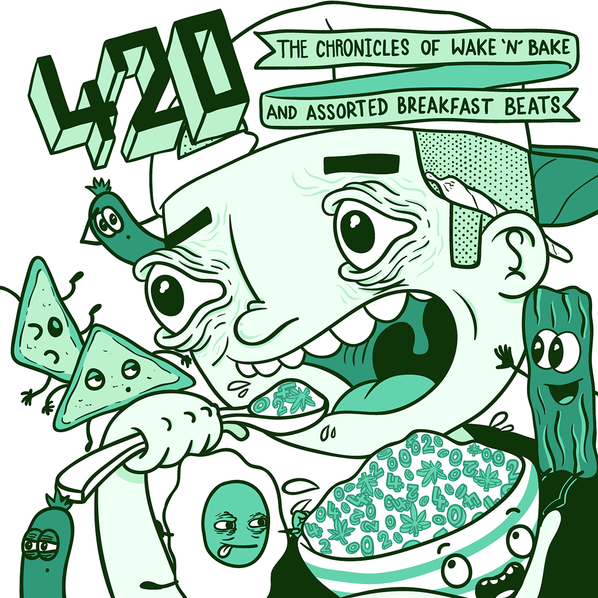 Album artwork for 420's follow up album, "The Chronicles of Wake ...