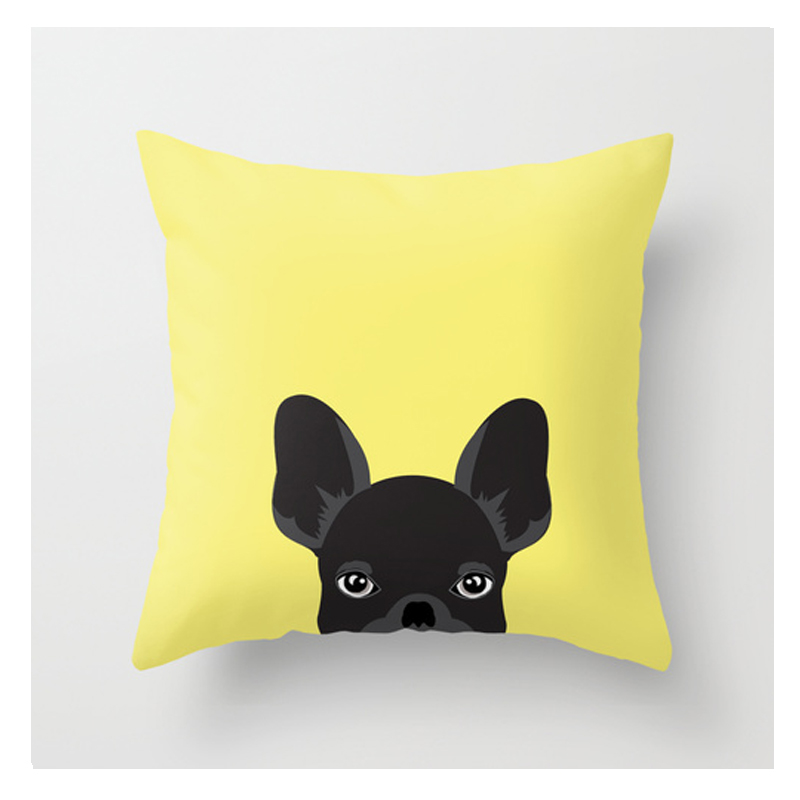dog design graphic art pillow pillow cases custom made