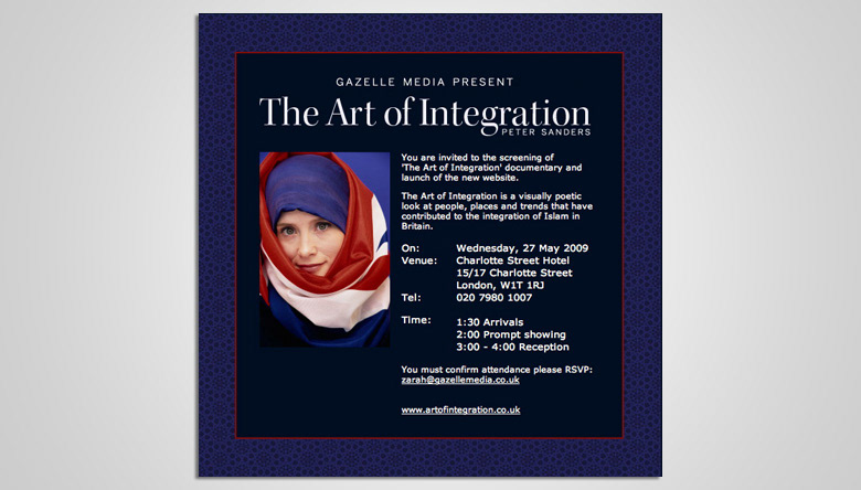 art integration peter sanders Website brochure DVD Exhibition  logo identity marketing  