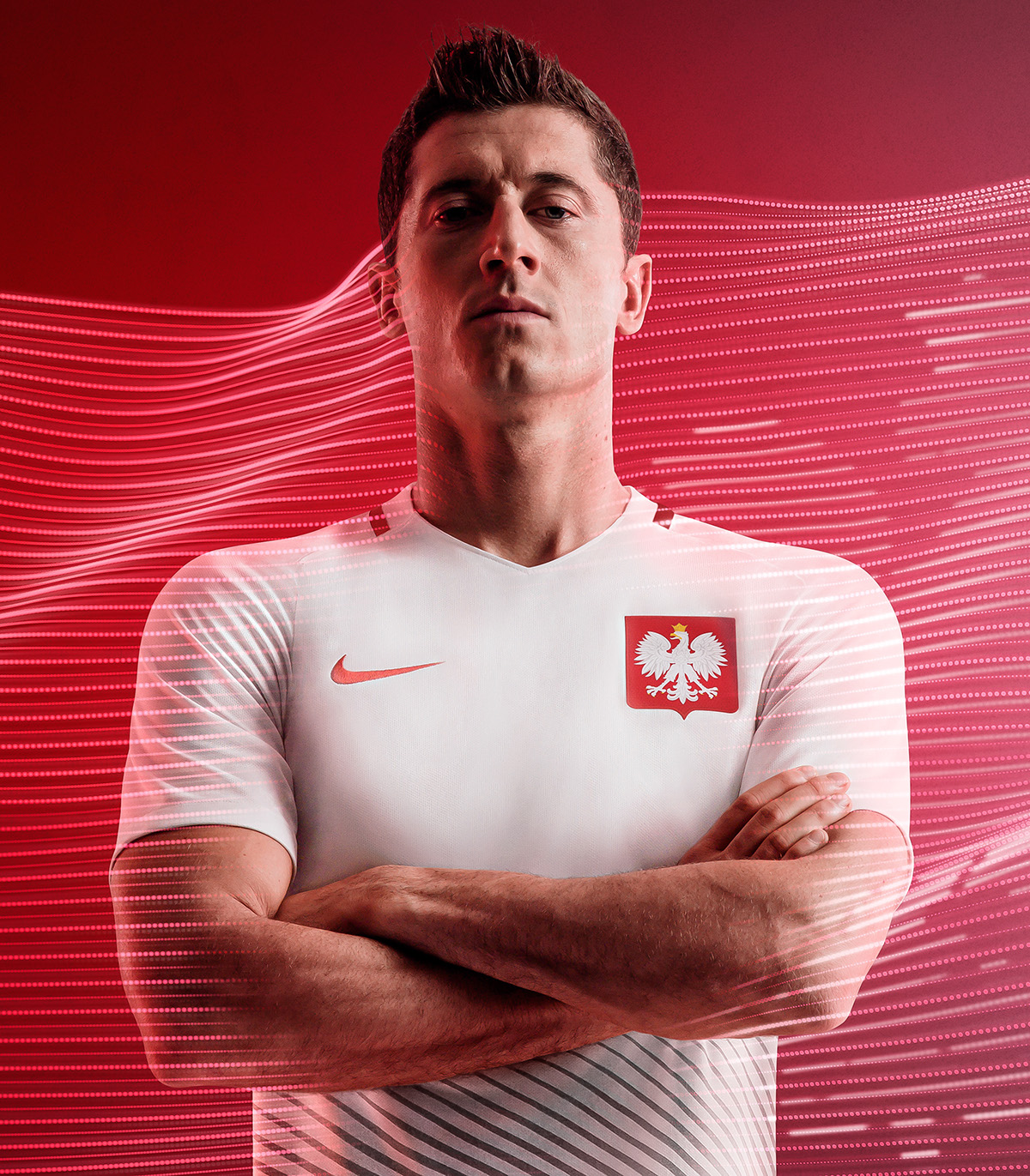 Euro2016 football Nike poland lewandowski Glik sport light red xfs flag pedro aguilar soccer uefa