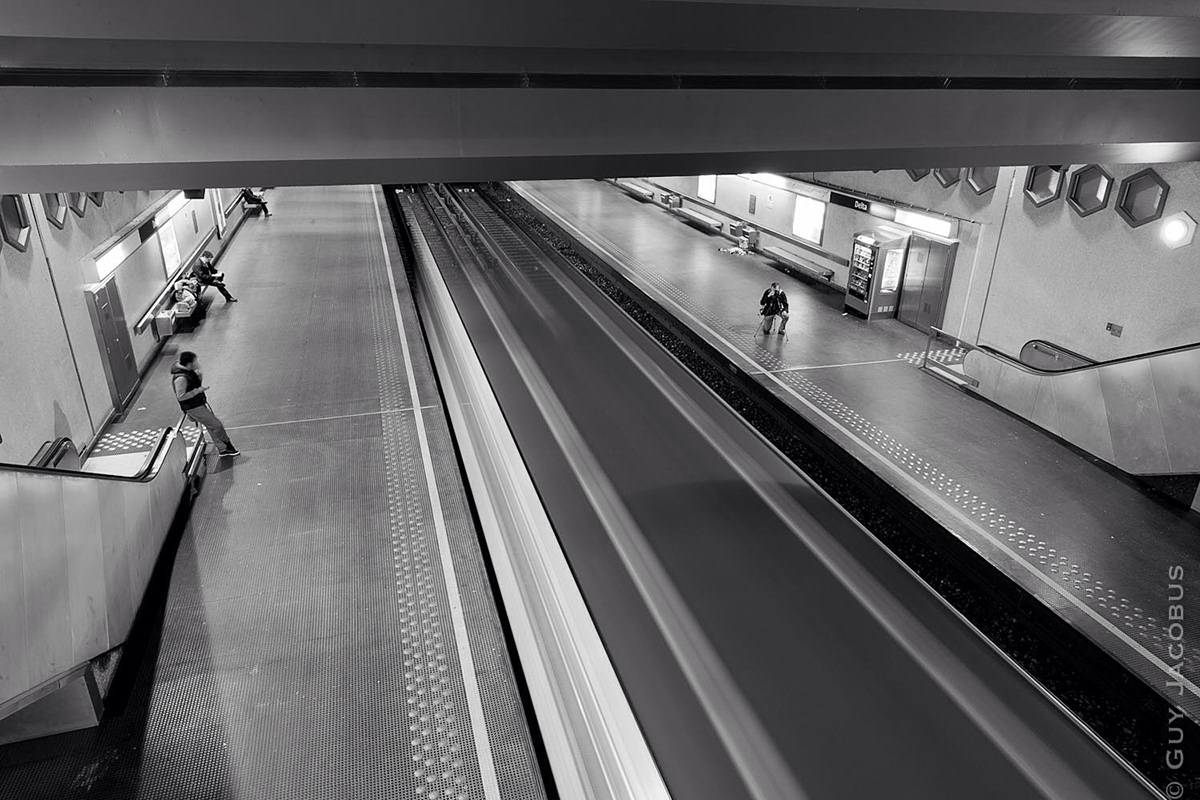 Photography  subway brussels belgium