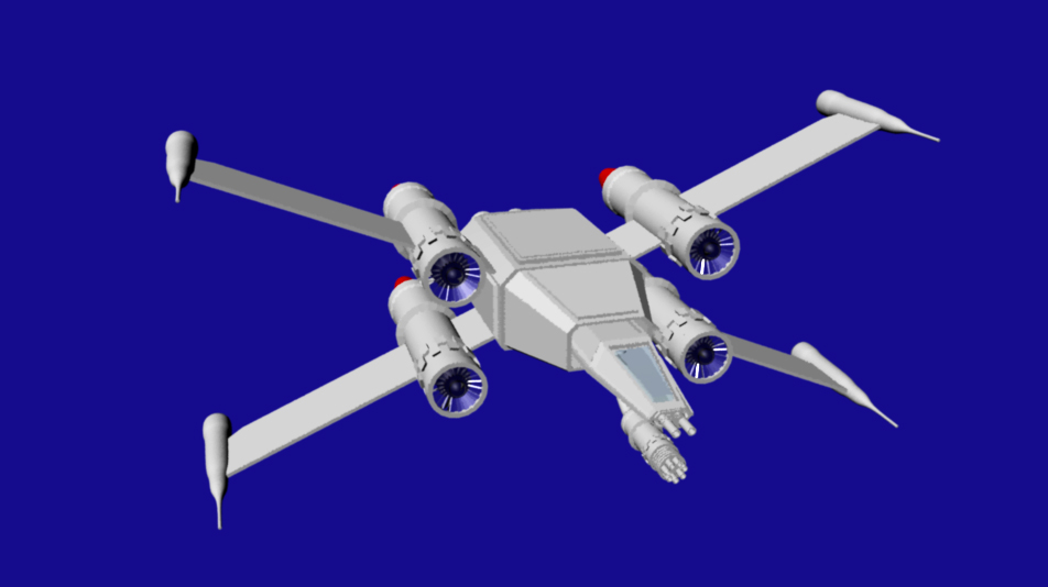 Spaceship 3D Model on Behance