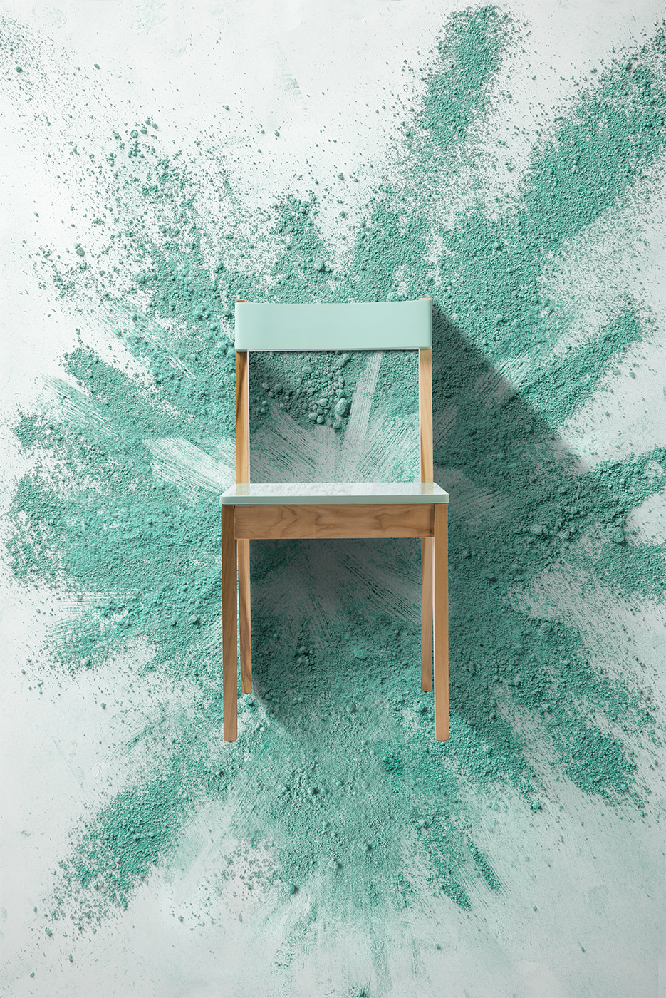 Gaia design mexico Ompeua chair silla furniture powder aqua