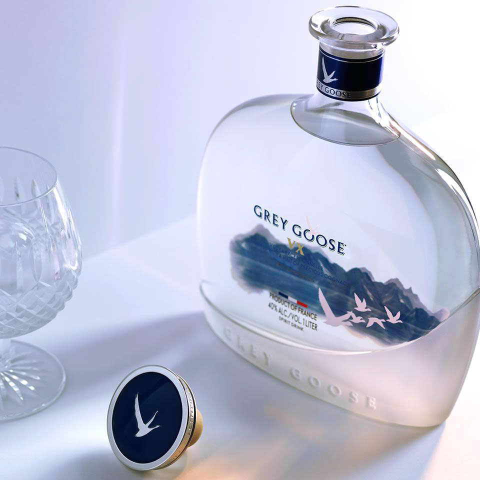 bacardi grey goose VX Linea linea packaging Cognac Vodka françois thibault