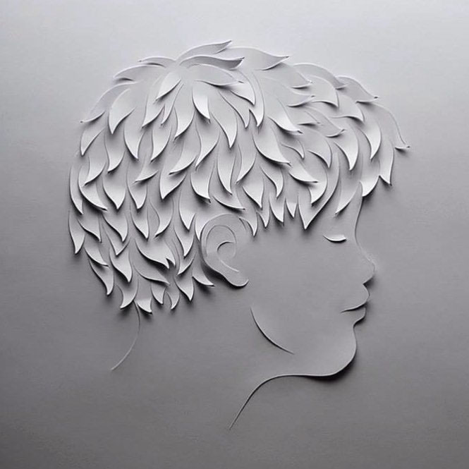 minimalist Minimalism papercut paper shadow paper cut cut clean