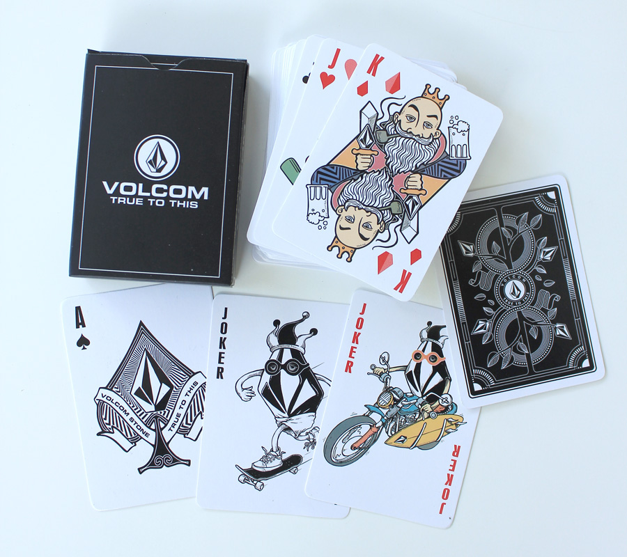 volcom playing card volcom indonesia wayanbayu