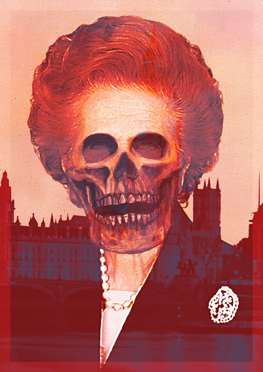 Margaret Thatcher hilda Thatcher United Kingdom London devil capitalism money evil