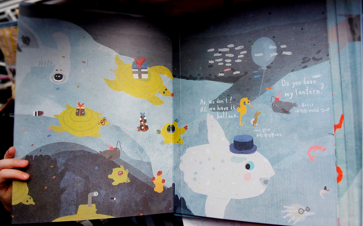 sea Birthday picturebook deepfish lantern