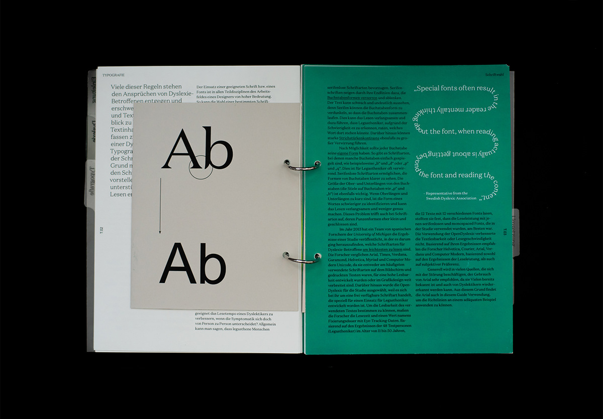 Accessibility dyslexia editorial graphicdesign magazine print research typography   universaldesign