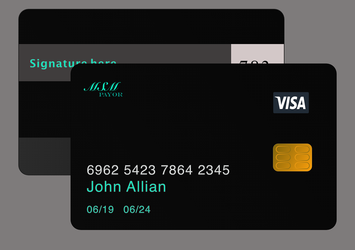 atm card msmpayor Visa