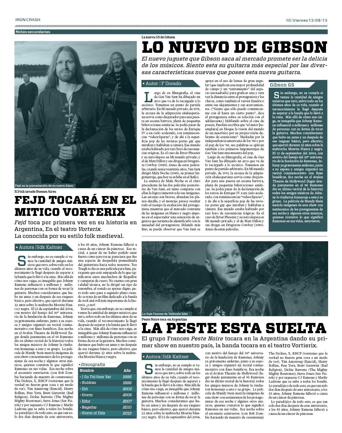 cosgaya II  diario rock stoner editorial cosgaya