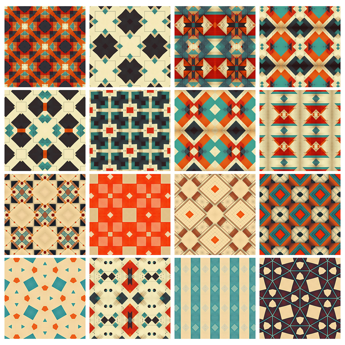 Retro pattern Patterns seamless seamless pattern digital paper geometric pattern print seamless patterns digital papers