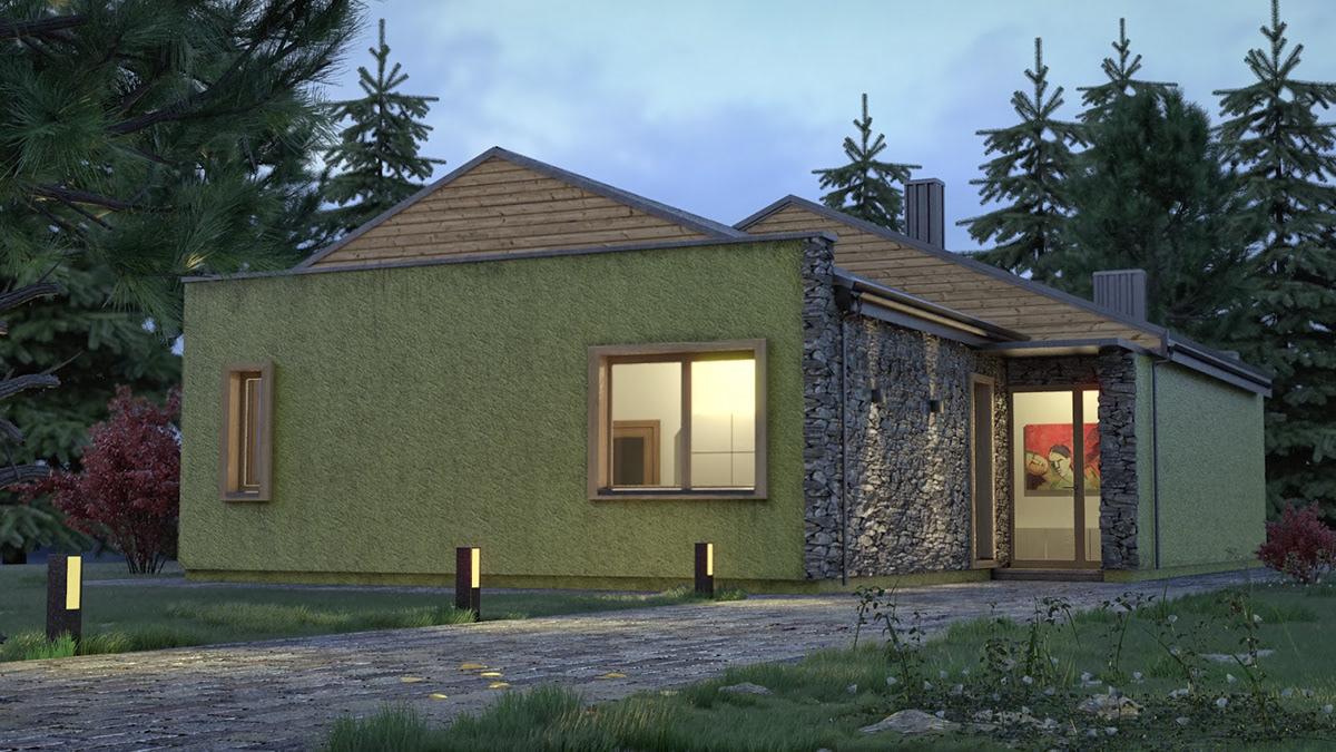 Interior exterior home design 3D