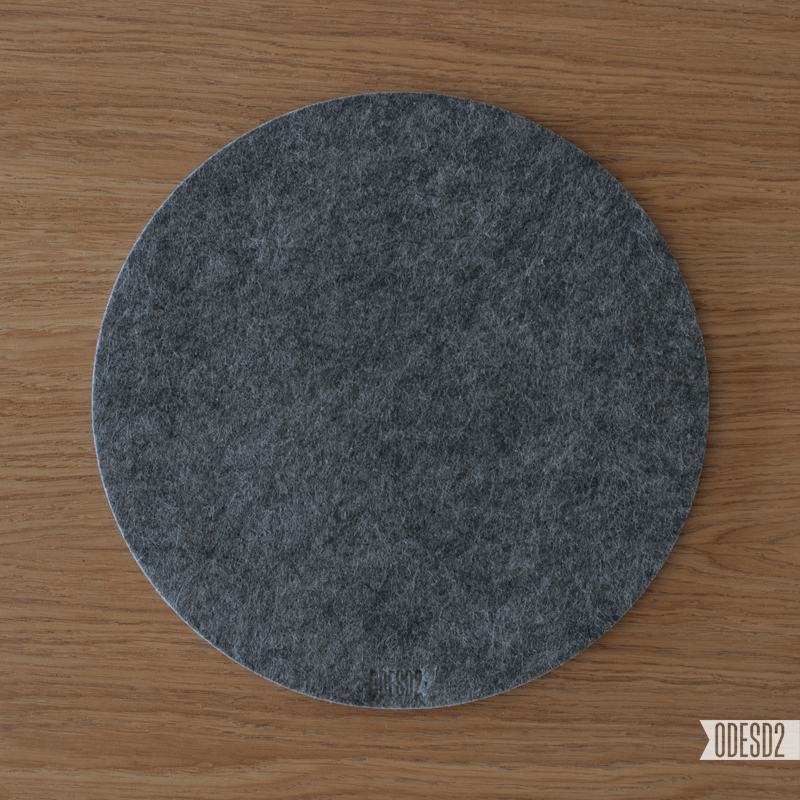placemat coaster vases felt grey wood photo home accessories sewing
