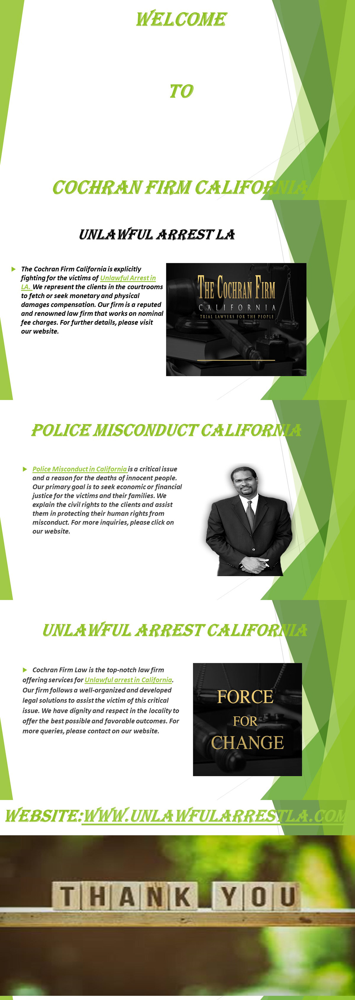 unlawful arrest LA