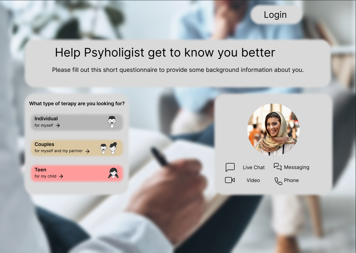 Website UI/UX Figma user interface psyhology