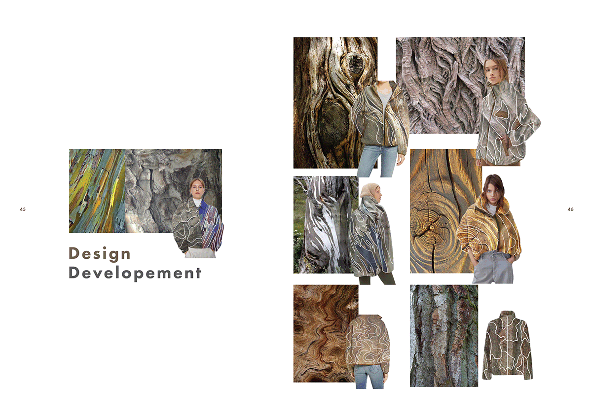 Esmod esmodkualalumpur Fashion  fashiondesign fashionillustration fashionportfolio ILLUSTRATION  magazine stripes treebark