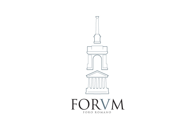 roman forum  identity Italy identity blé Signage editorial