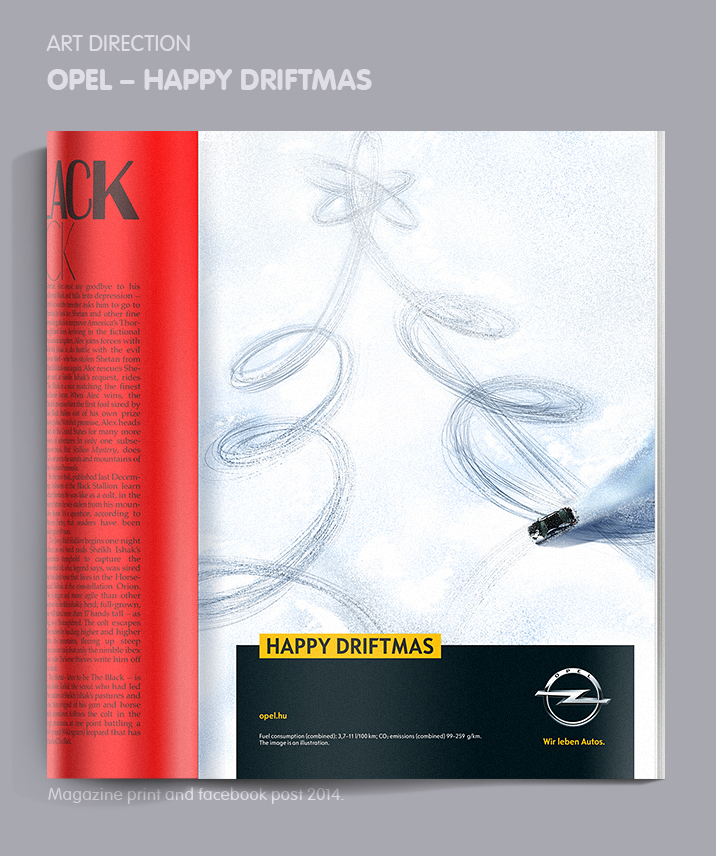 opel print magazine drift Christmas xmas online winter car