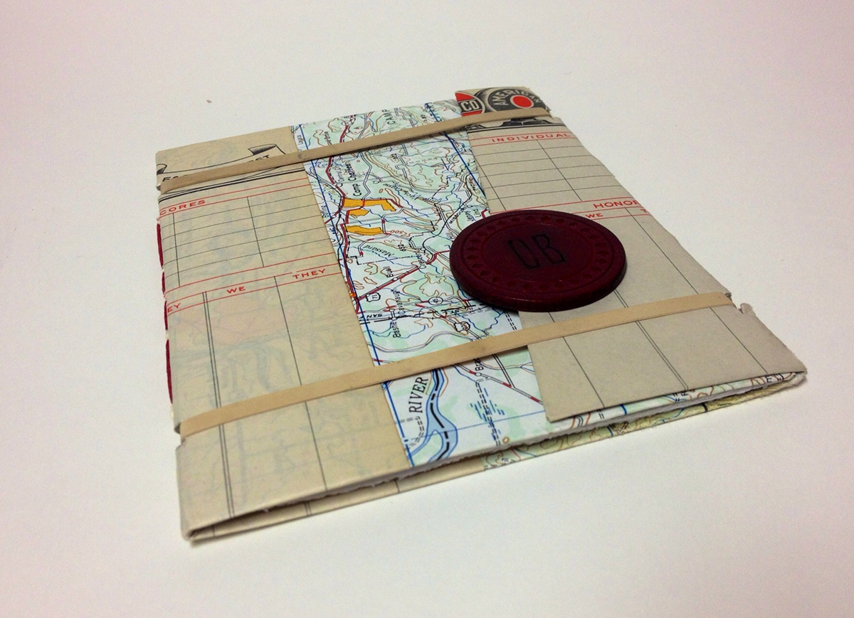 Travel journal sketchbook pamphlet Bookbinding handmade book design
