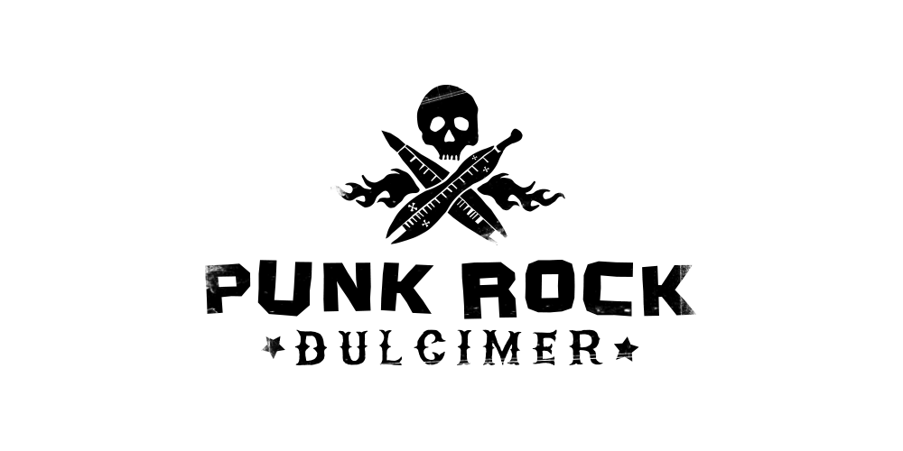 skull punk texture dulcimer rock-a-billy