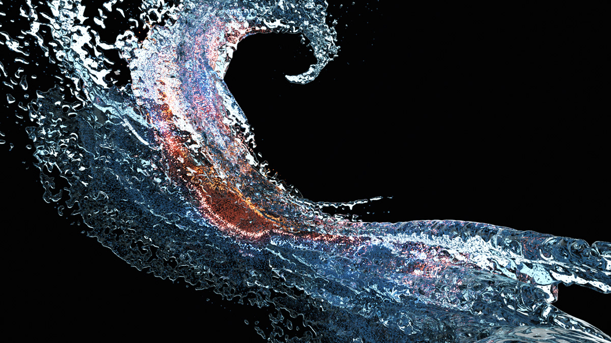 X-particles & Cycle4D on Behance