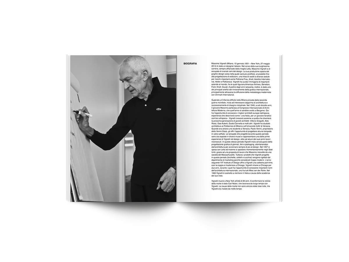 vignelli Monograph graphic minimal black and white editoria publishing   design Project graphicdesign