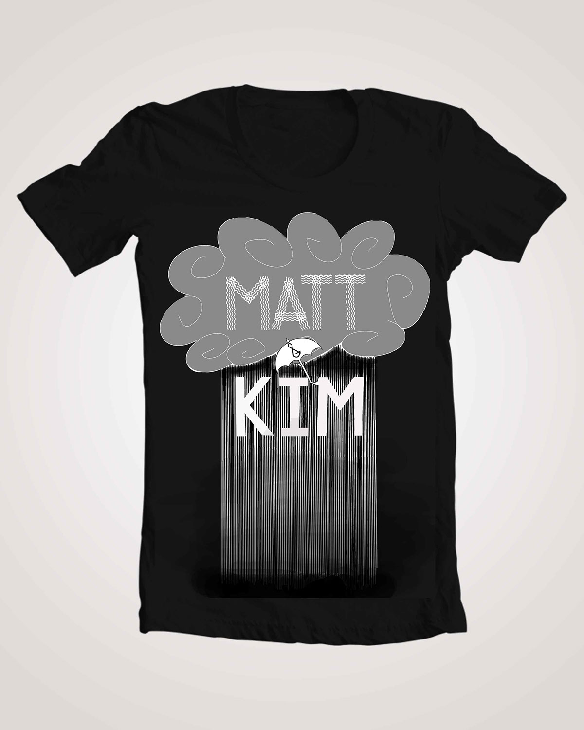 matt and kim contest t-shirts illustrated type design Layout