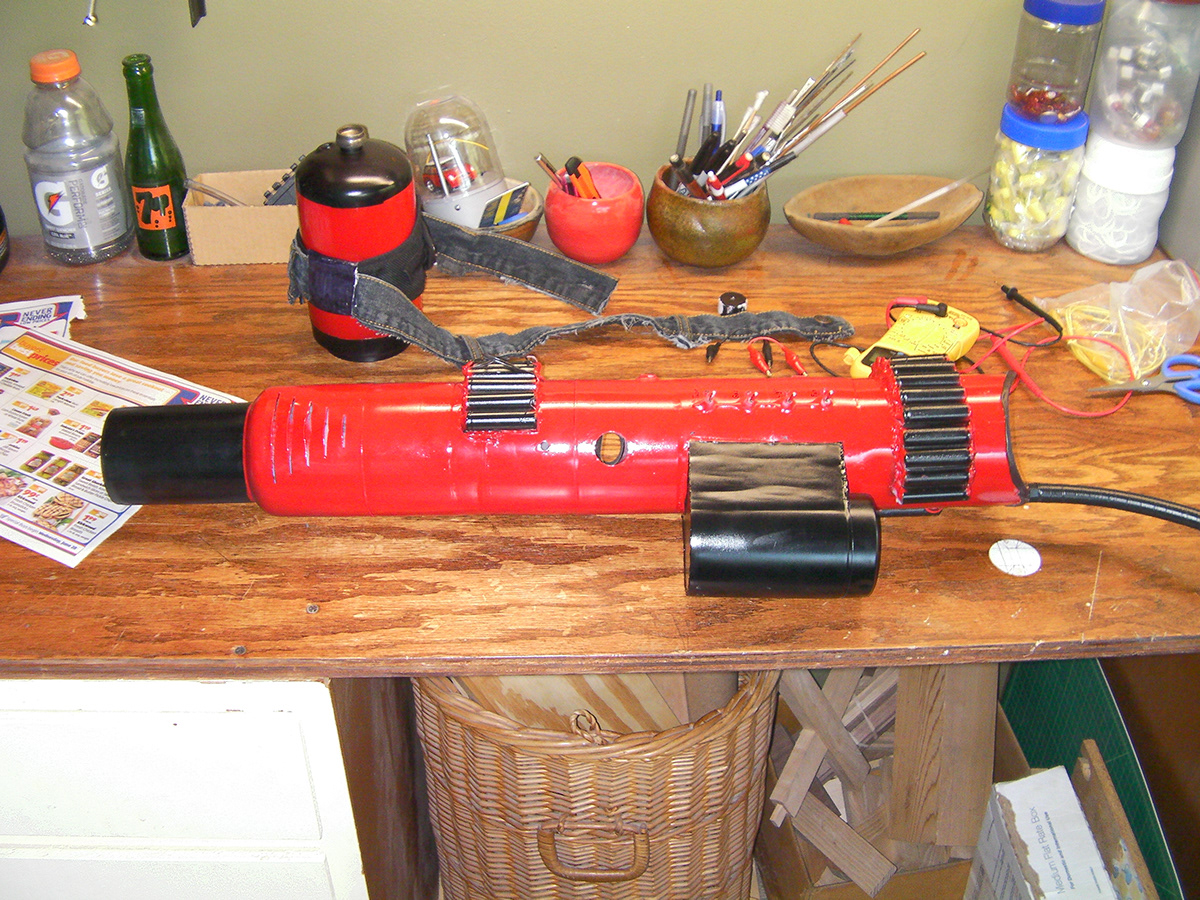 flame thrower  arm cannon fire electric costume prop